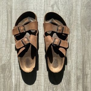 Birkenstock Arizona Leather Sandals- Size 11-11.5